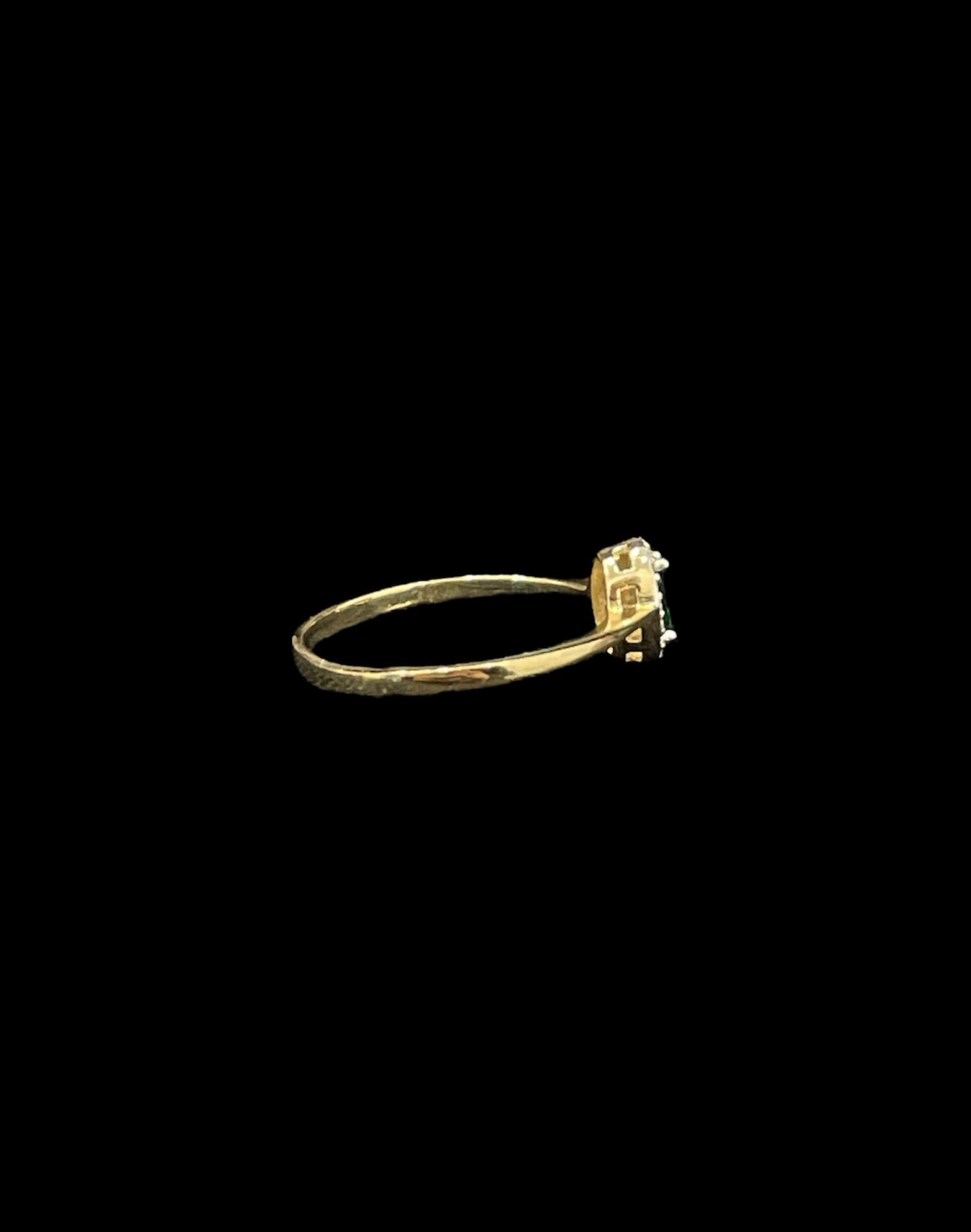 Bague Empierrée Verte – Image 2